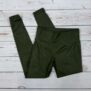 Athleta Snakeskin Leggings, Sz S
